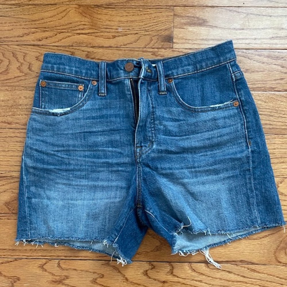 Madewell high-rise denim shorts sz 27